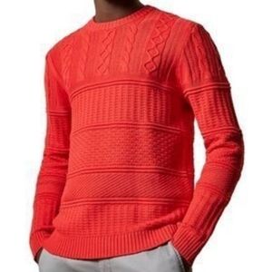 Ted Baker Marbal Mixed Stitch Crewneck Sweater